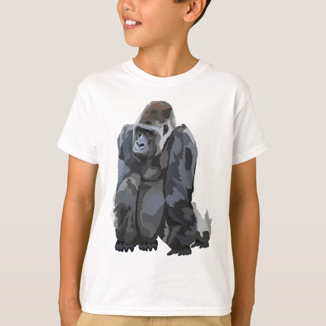 G är för Gorilla T Shirt (Framsida)