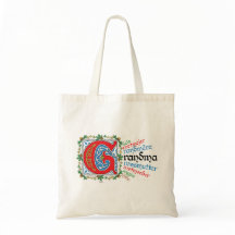 G är för Grandma Tote Bag