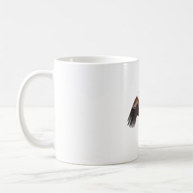 G är för Griffon Vculture Kaffemugg (Vänster)