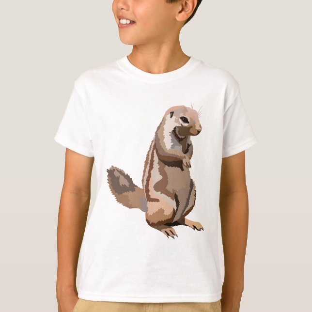 G är för Ground Squirrel T Shirt (Framsida)