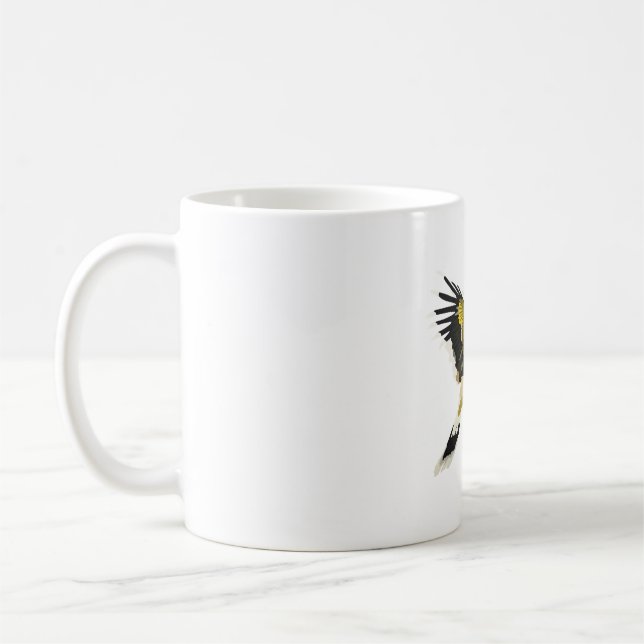 G är för Underbar Hornbill Kaffemugg (Vänster)