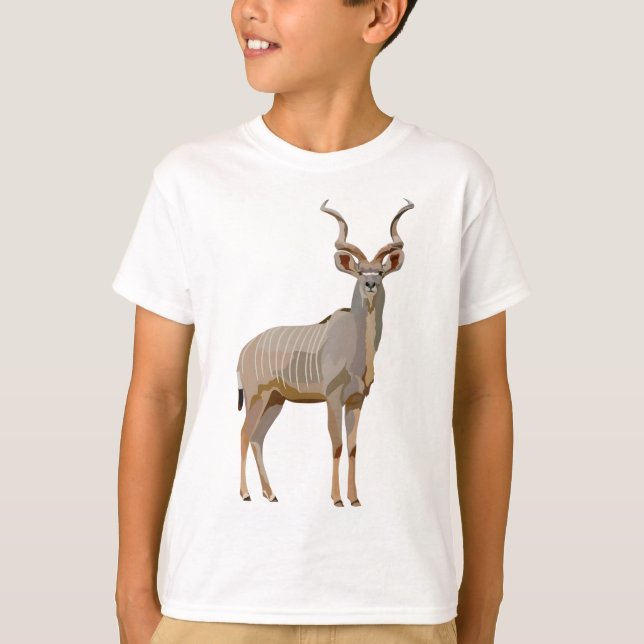 G är för Underbarare Kudu T Shirt (Framsida)