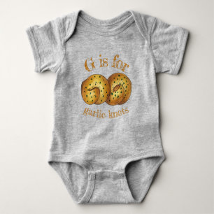 G är för vitlökskål Bread Roll Italy Food T Shirt