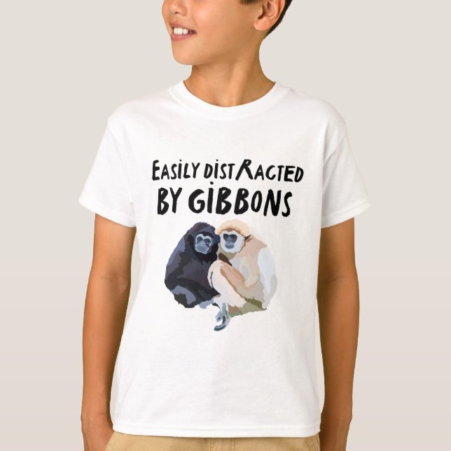 G är till Gibbon T Shirt (Framsida)