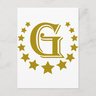 G-Brev-Stars-Krona- Vykort
