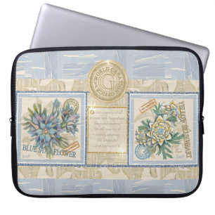 G Creation Office-blommor Laptop Fodral