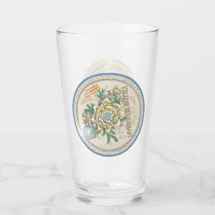 G Creation Office Blue-blomma Glaskopp