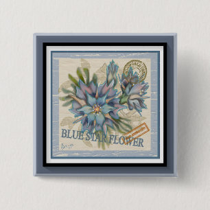 G Creation Office Blue-blomma Knapp