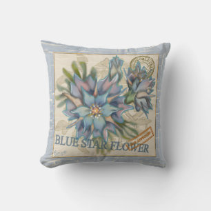G Creation Office Blue-blomma Kudde