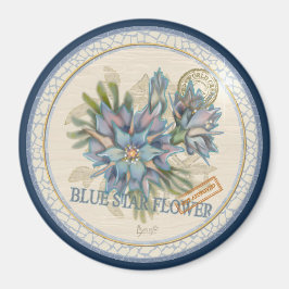 G Creation Office Blue-blomma Magnet