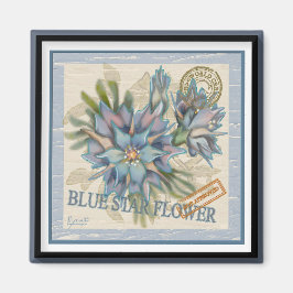 G Creation Office Blue-blomma Magnet