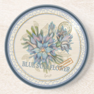G Creation Office Blue-blomma Underlägg
