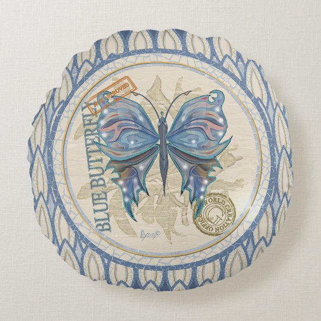 G Creation Office Dronfly Rund Kudde (Framsidan)