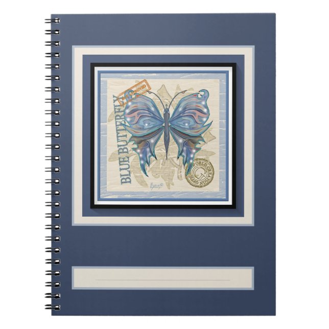 G Creation Office-fjäril Anteckningsbok (Framsidan)