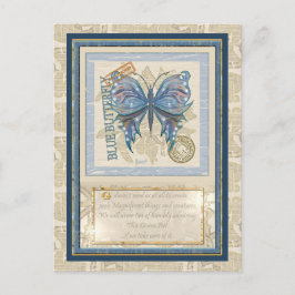 G Creation Office-fjäril Vykort