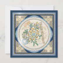 G Creation Office gul blomkort