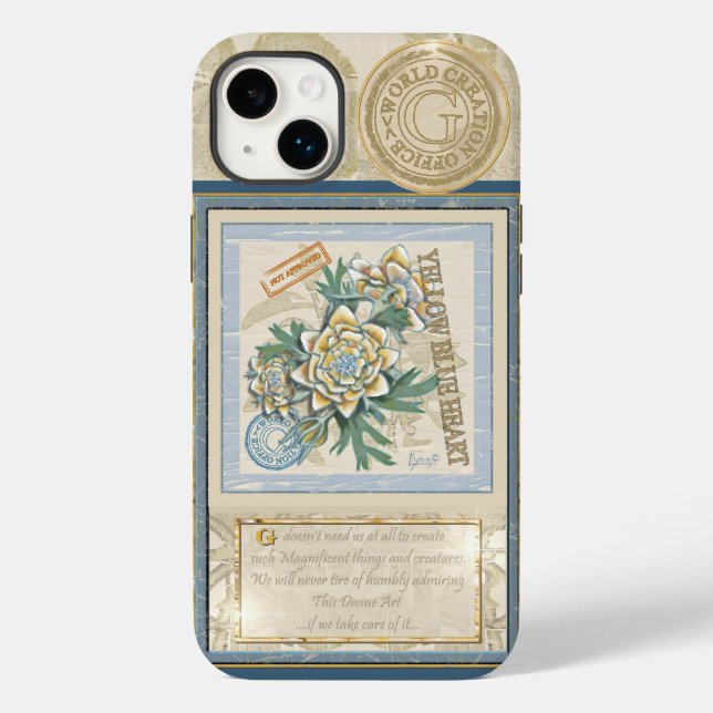 G Creation Office-gult-blomma (Baksida)