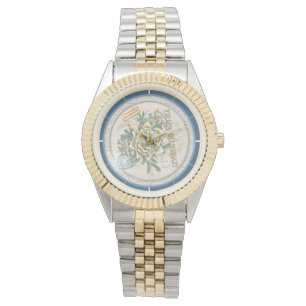 G Creation Office-gult-blomma Armbandsur