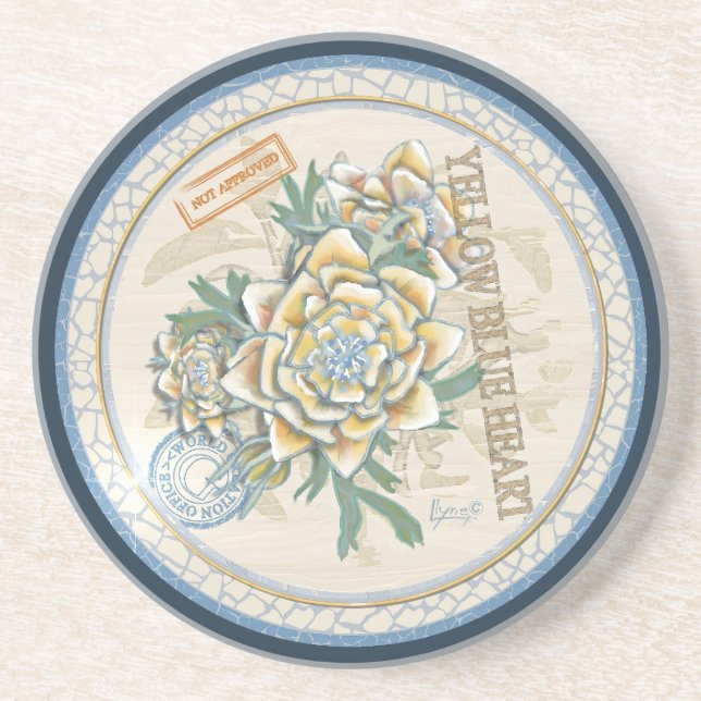 G Creation Office-gult-blomma Underlägg (Framsidan)