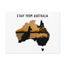 G-dagen från Australiens svarta vita solnedgång i