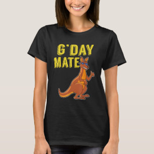 G Day Mate GDay Australian Kangaroo Aussie T Shirt