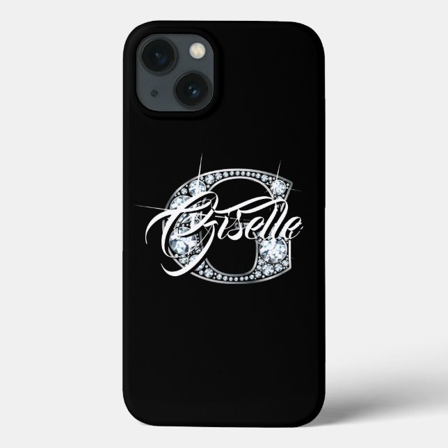 G Faux Diamond Bling Monogram (Baksida)