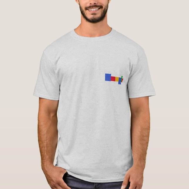G Favicon i blockyvision T-shirt (Framsida)