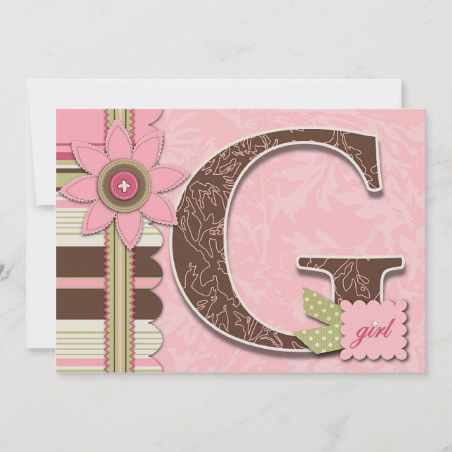 G Flickinbjudan Inbjudningar (Framsida)