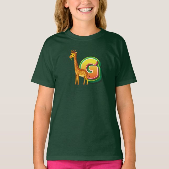 G för Giraff T Shirt (Framsida)
