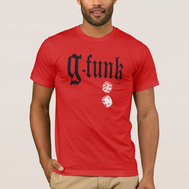 G Funk Rullande Tärningar Tee Shirt (Framsida)