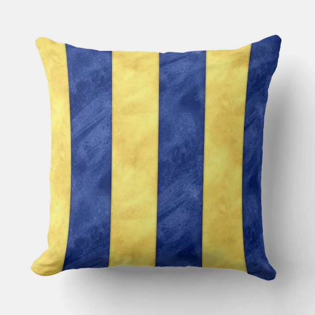 G Golf Watercolor Nautical Signal Maritime Flagga Kudde (Framsida)