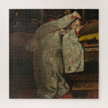 G.H. Breitner, Girl in a White Kimono - Fine Art
