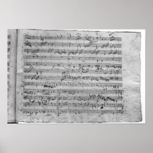 G ha som huvudämne för fiol, harpsichord och poster