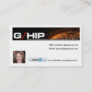 G-/HIPGRUPP SOM ANKNYTAS I NÄTVERKANDEKORT VISITKORT