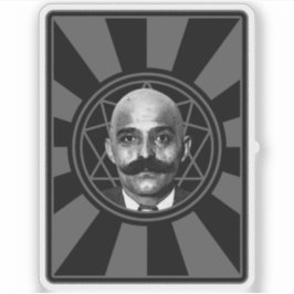 G.I. Gurdjieff Magikern - v2 (grå) Klistermärken