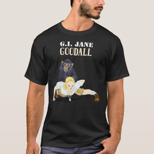 G.I. Jane Goodall Classic T-Shirt (Framsida)