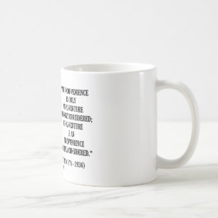 G.K. Chesterton besvärar det ansedda äventyr Kaffemugg