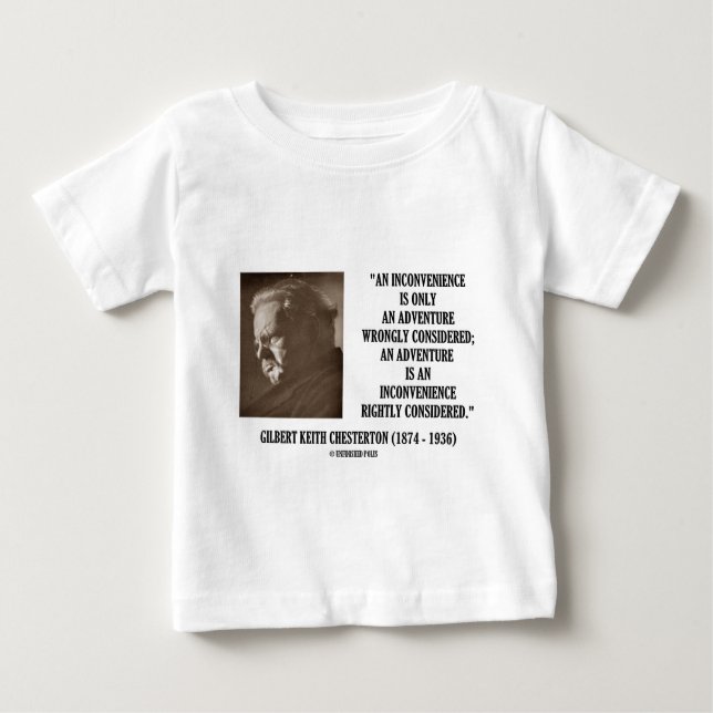 G.K. Chesterton besvärar det ansedda äventyr T Shirt (Framsida)