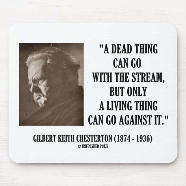 G.K. Chesterton Dead Sak Stream Living Sak Musmatta (Framsidan)