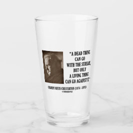 G.K. Chesterton Dead Thing Stream Living Thing Glaskopp