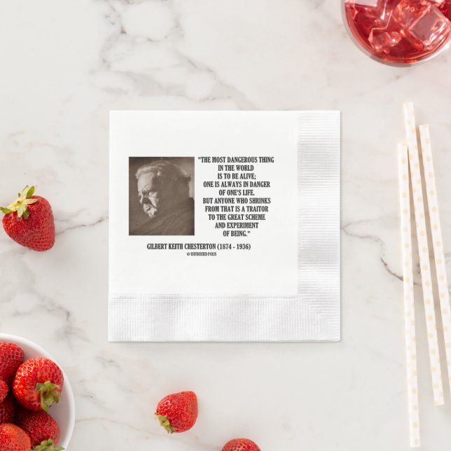 G.K. Chesterton Great Scheme Experiment Of Being Pappersservett (Insitu)