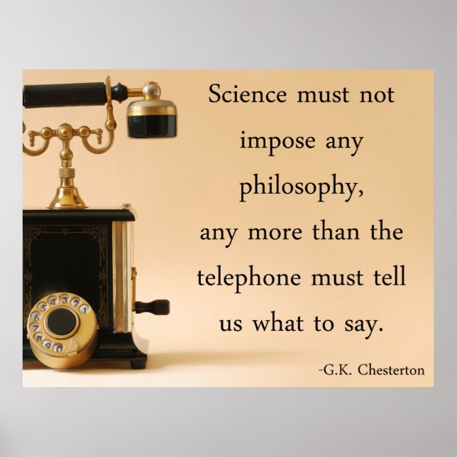 G.K. Chesterton Quote Poster (Framsidan)