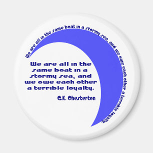 G. K. Chesterton Stormigt hav Magnet
