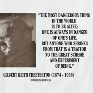 G.K. Chesterton Underbar Scheme Experimimiment of Tee Shirt