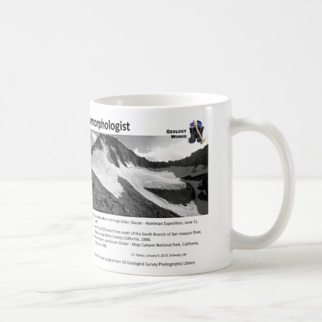 G K Gilbert mig - banbrytande Geomorphologist Kaffemugg (Höger)