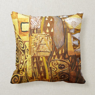 G.Klimt "Woman in Guld" Artwork Cushion. Kudde