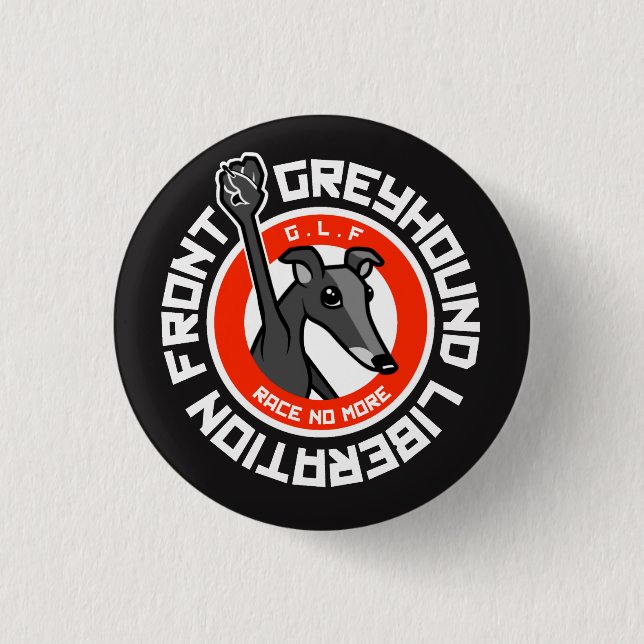 G.L.F (mörk) Knapp (Framsida)