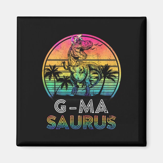 G-masaurus Dinosaur G-morsa Saurus Family Matching Magnet (Framsidan)