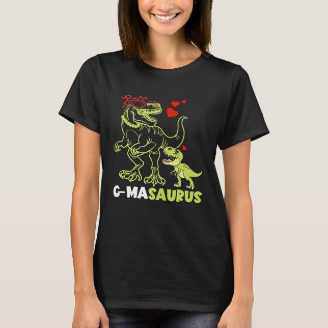G masaurus G Ma Dinosaur Rex  Mother s Day T Shirt (Framsida)