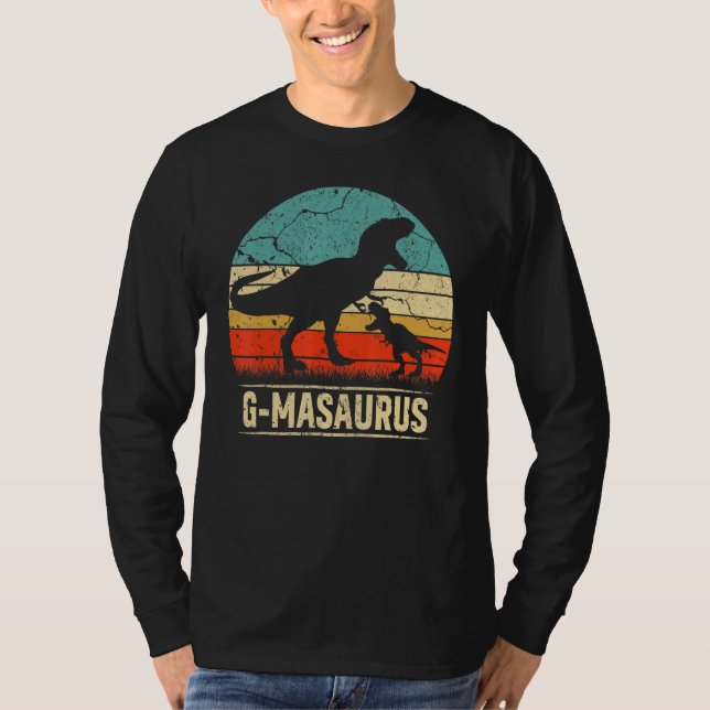 G Masaurus T Rex Dinosaur G Morsa Saurus Family Ma Shirt (Framsida)